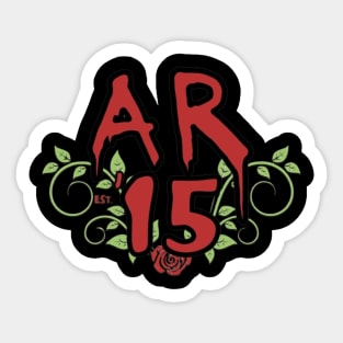 Ashton Rose AR 15 Sticker